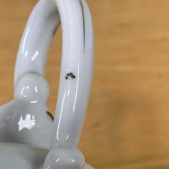 Antique Hand-Painted Rose Creamer • Romantic Shabby Chic Porcelain - Picture 10 of 12